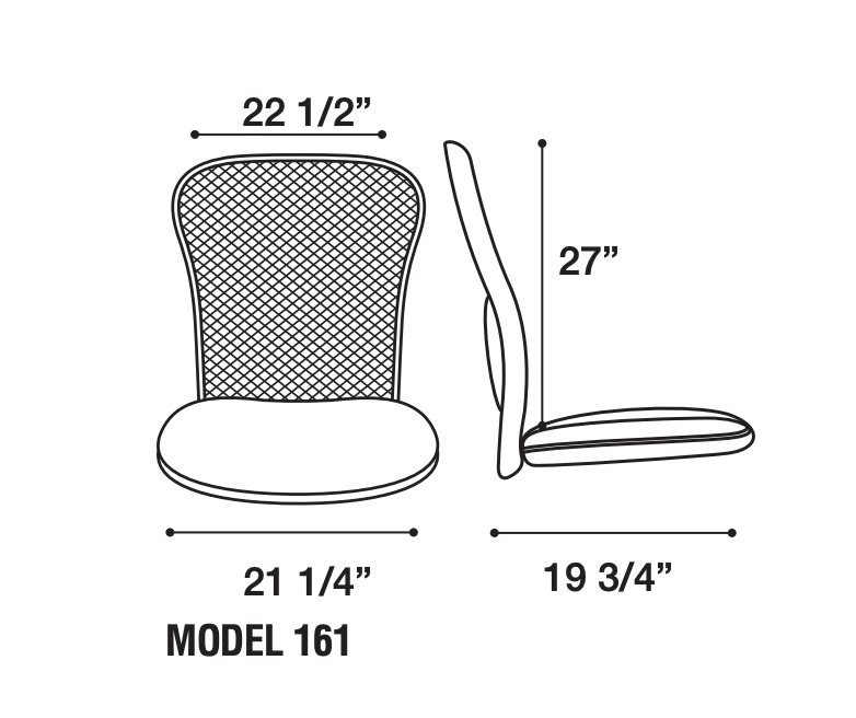 Essentials 161 - Mesh Back Office Chair
