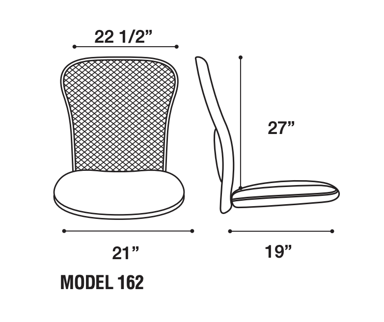 Essentials 162 - Mesh Back Office Chair