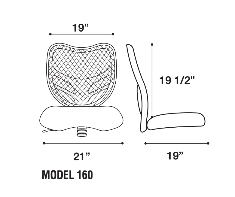 Essentials 160 - Mesh Back Office Chair