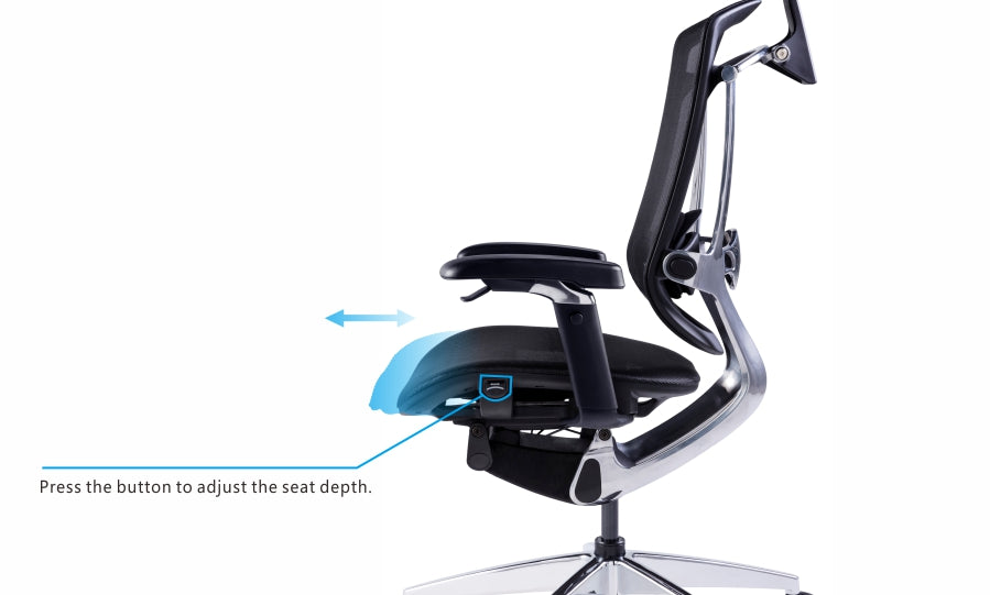 Advanced Ergonomic Chair with Headrest