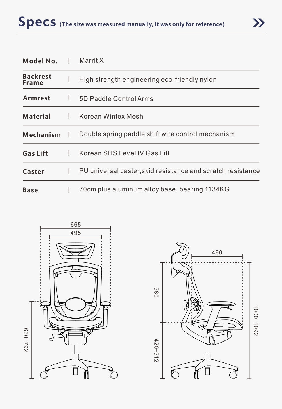 Advanced Ergonomic Chair with Headrest